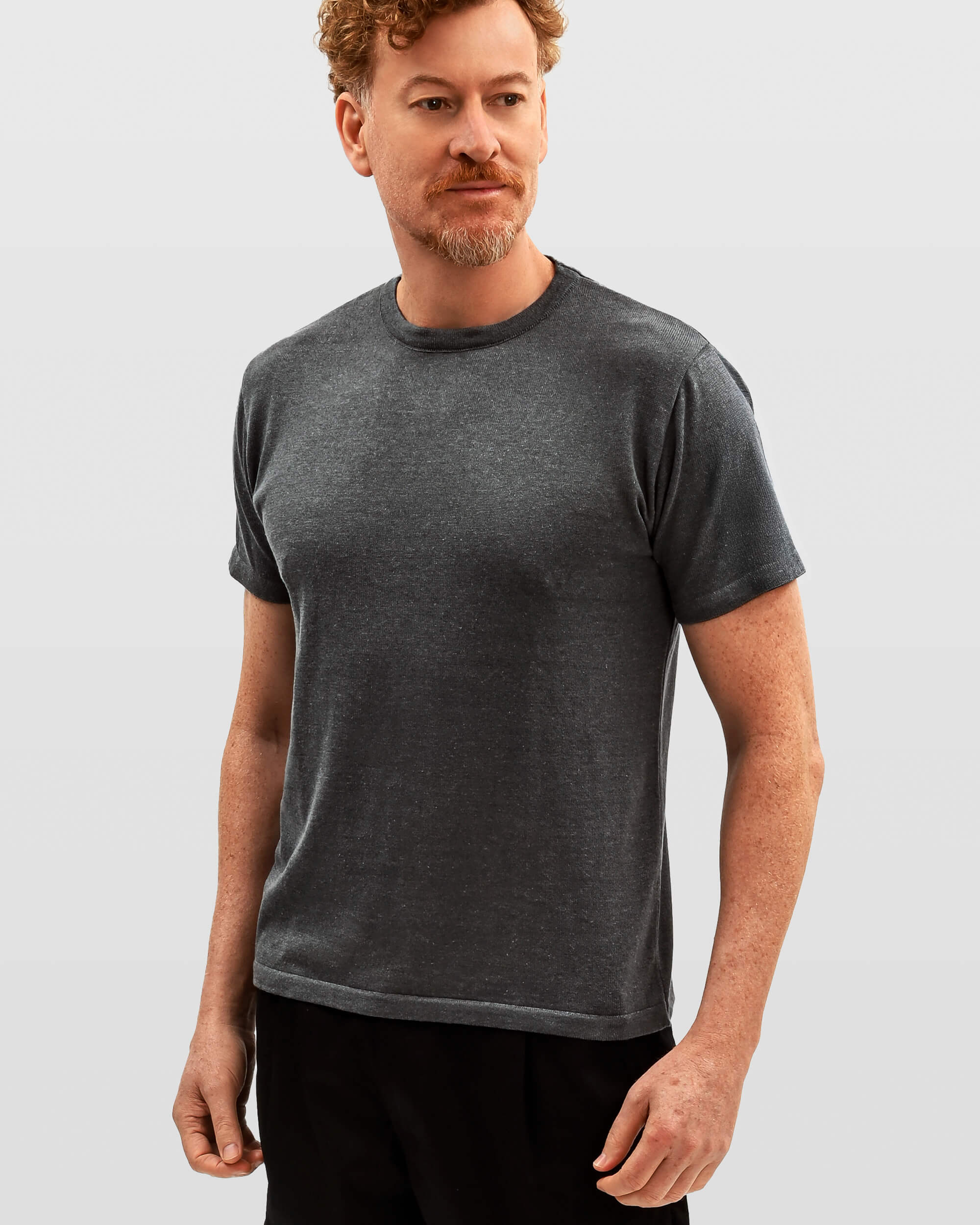 Camiseta de Tricô Manga Curta