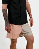 Shorts Masculino Bloco de Cores Algodão e Viscose | Rever Camisaria